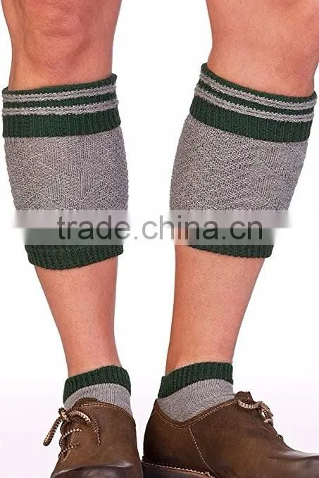 Bavarian Short Sock (Beige- Green ) two piece