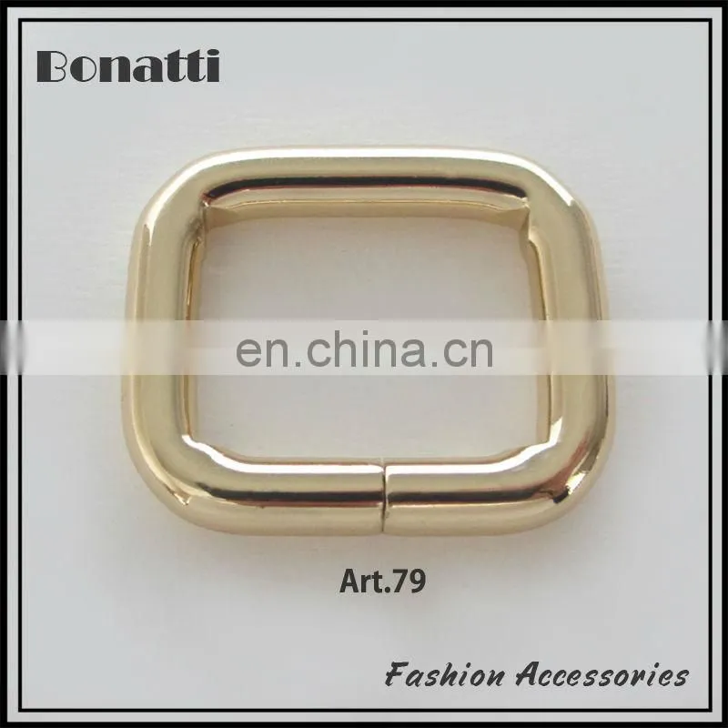 new design golden zinc alloy metal bag buckles