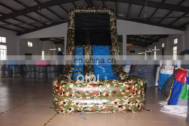 Military Camouflage water slide inflatable price