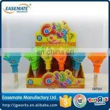 Mini promotional toys plastic bottle toys flashlight candy