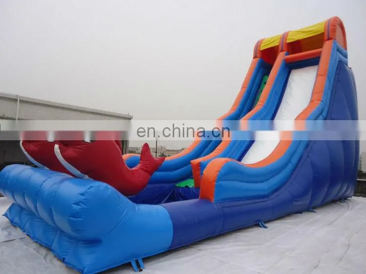 Best Sale Inflatable Speed Water Slide make in Guangzhou factory