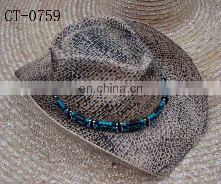 Painted Straw Cowboy Hat