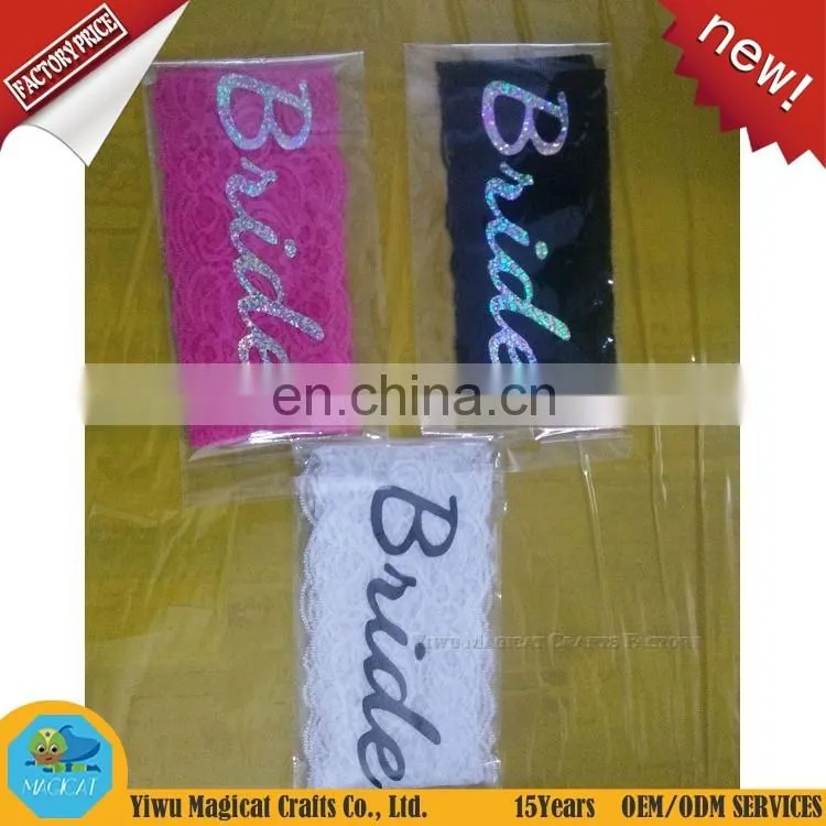 Hot Sale Wedding Satin Sash Customized Bride To Be Sash