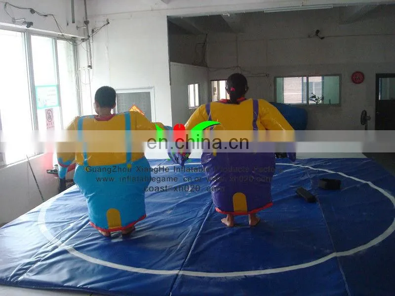 Hot sale commercial grade PVC Tarpaulin brand kids sumo wrestling suits for sale