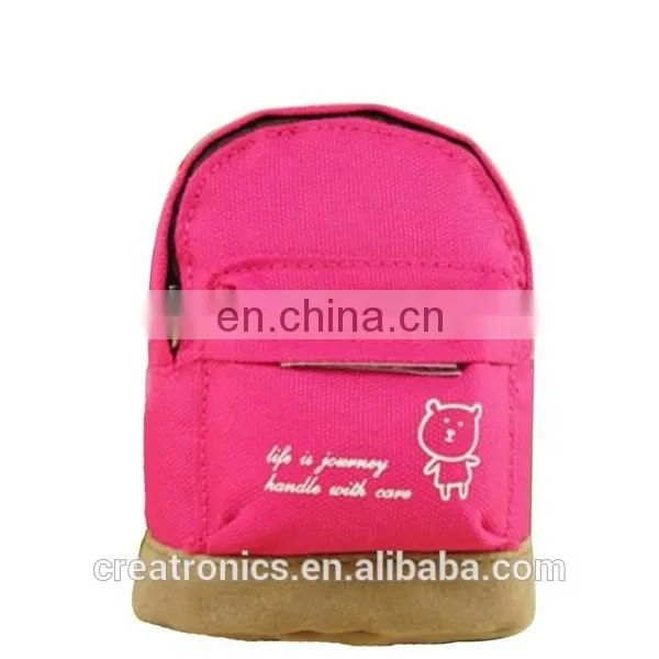 CR Hot selling Girl cheap coin wallet mini key holder backpack