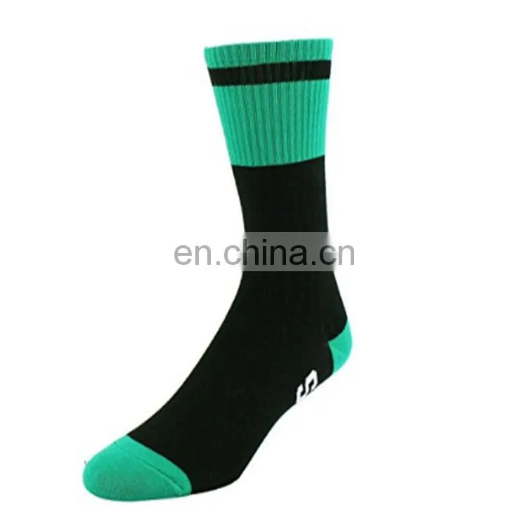 Wholesale sport running fashion jacquard cotton socks