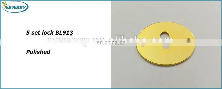 Gold Color Wooden Jewerlry Box Lock Wooden Case Lock In Five Set