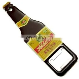 Metal bottle opener