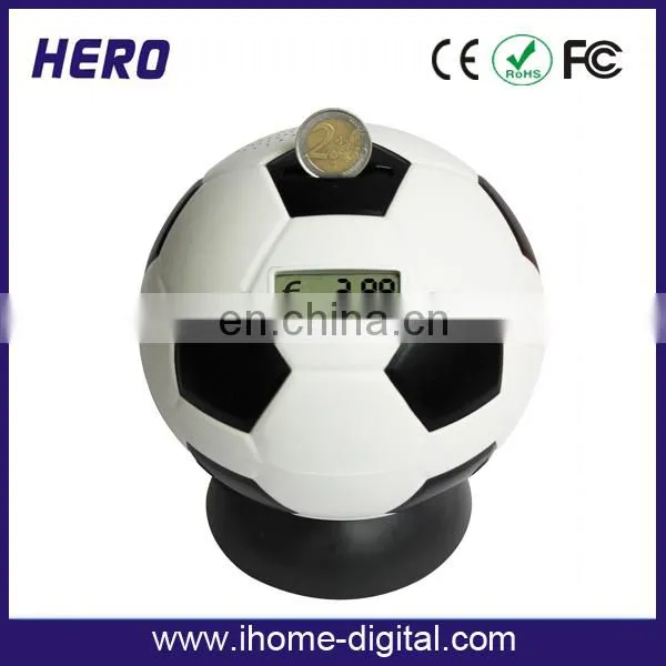 Digital transparent money saving jar custom coin bank for kids made in China