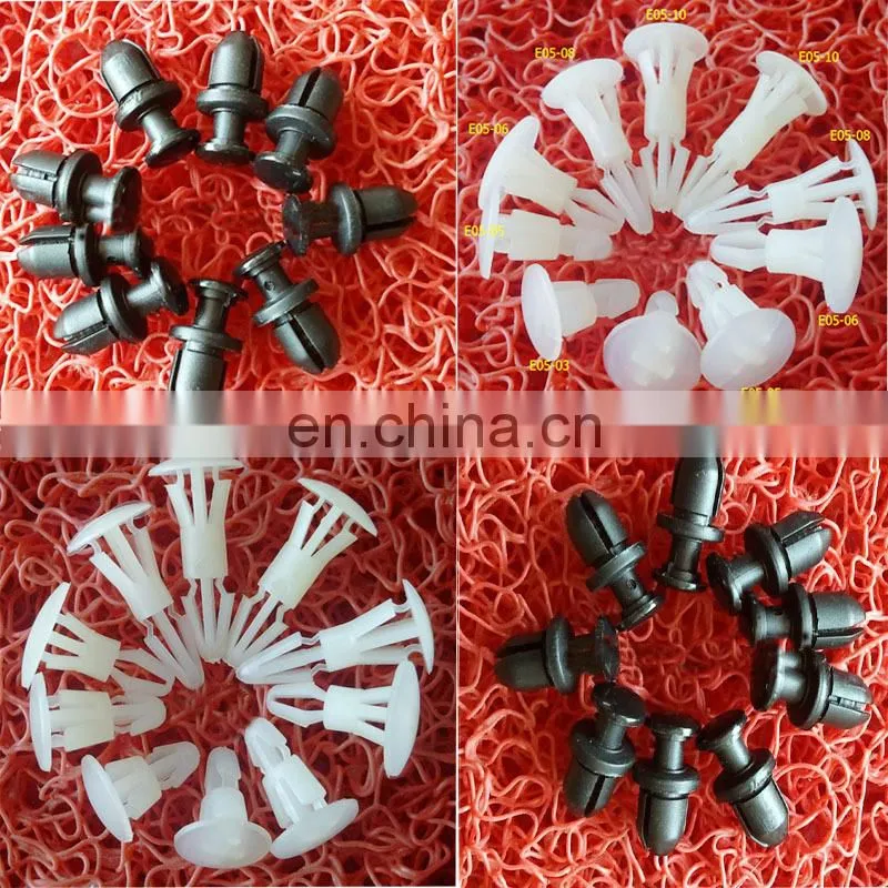 Short lead time ,Nylon plastic push rivets and Plastic screw cap/ nups customized