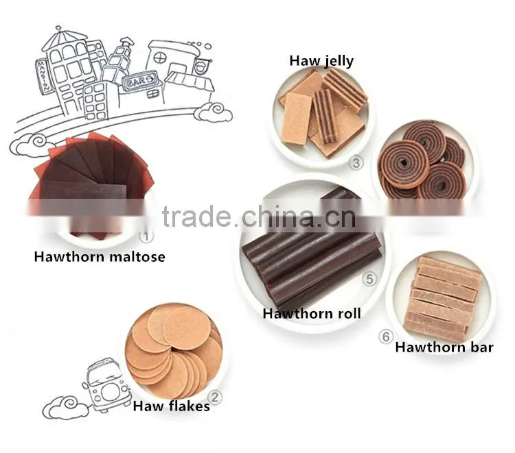 Hawthorn various type of snack fast food Good hawthorn snack food raw materials
