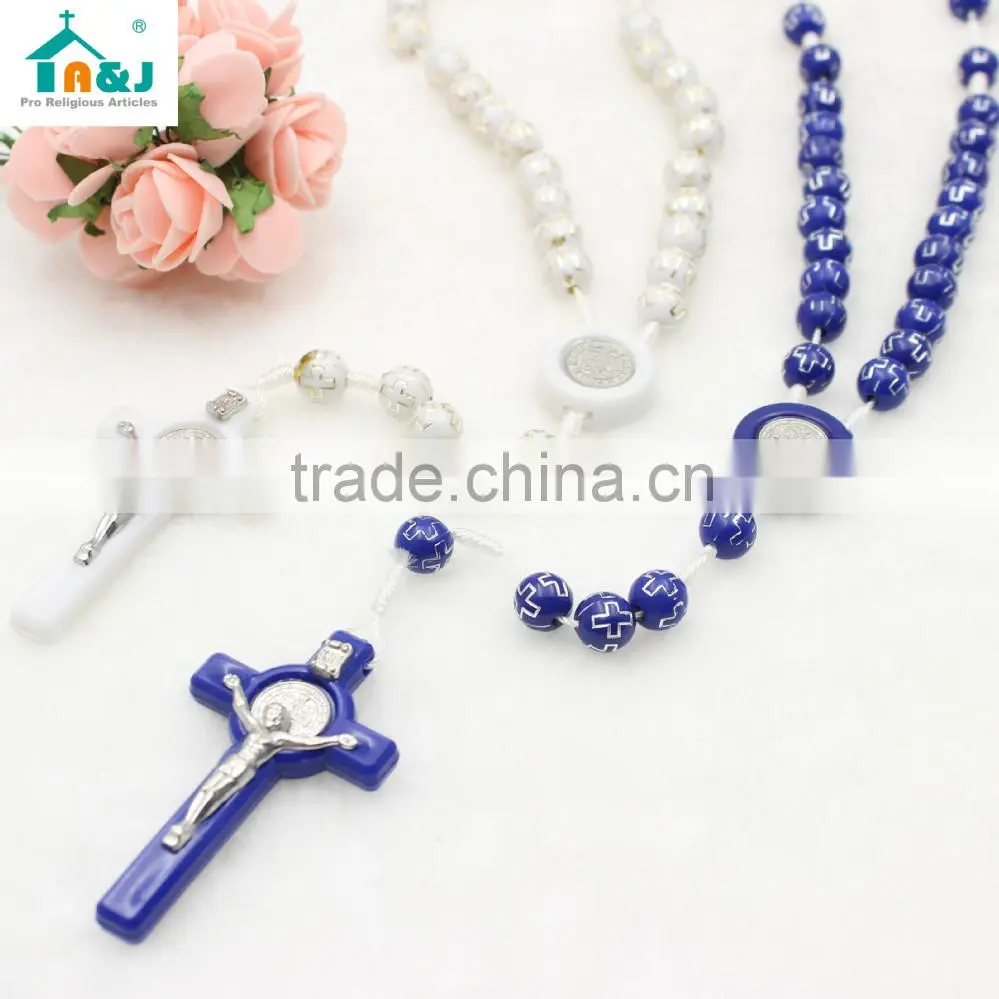 Passed CPSIA Test religious st benedict rosary Special Handmade