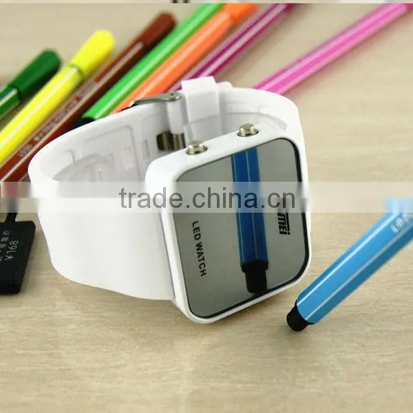 2013 NEW Design fashion sports Led Silicone Watch bright color(TM-1334)
