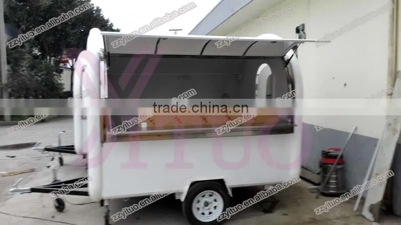 Ice cream food cart/ fast food cart trailer/ mobile food trailer