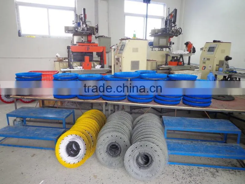 Pad holders short trim for disc polishing brush