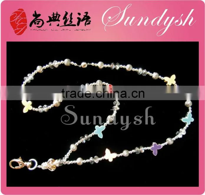 Sundysh Fashion Jewelry Shiny Bling Crystal Lanyard