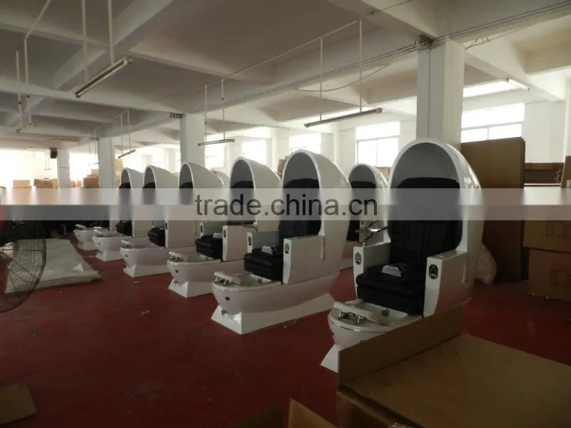 Egg shape massage used pedicure chair