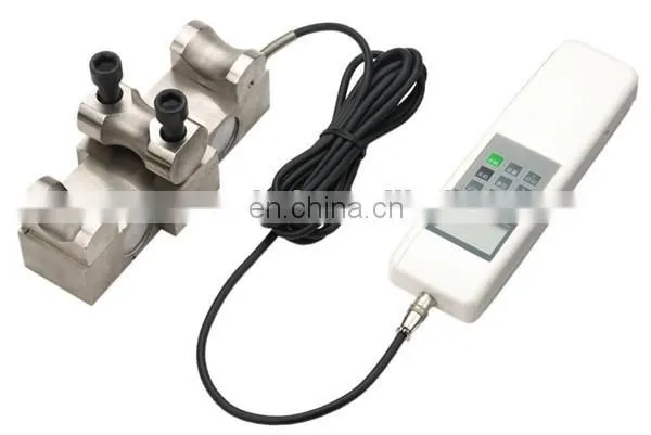 Easy operated belt tension gauge for yarn tension testing