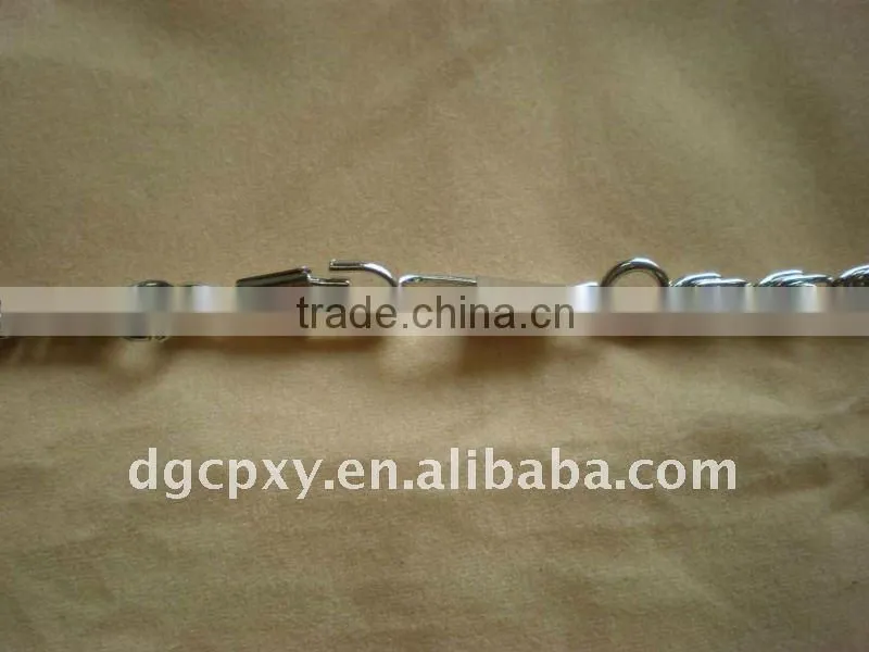 Detachable metal bag chain in silver