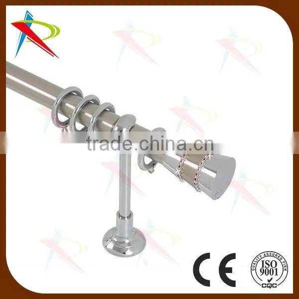 Light pink diamond decorative curtain finial/curtain rod set popular in 2014