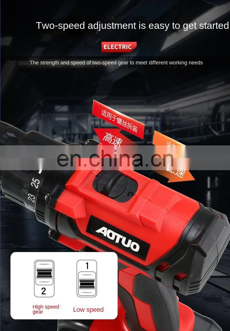 Brushless Wrench Lithium Battery Charging Impact Wrench Automobile Scaffold Woodworking Electric Wrench Spanner