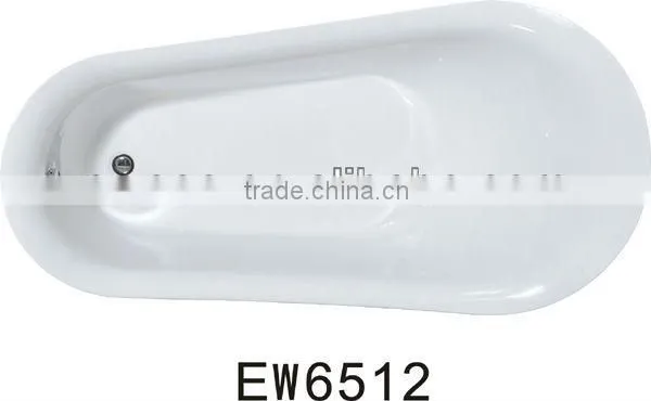 Free Standing Oval Acrylic Bathtub
