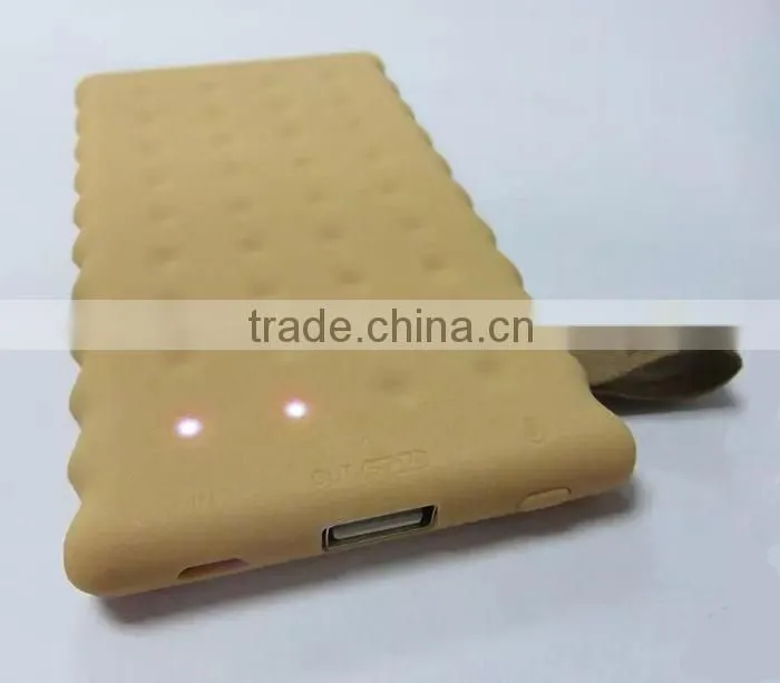 Wholesale alibaba Biscuit Power Bank charger 4000mAh for samsung