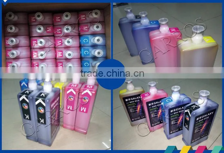 Garros Galaxy eco solvent ink keep 2 years for eco solvent printer