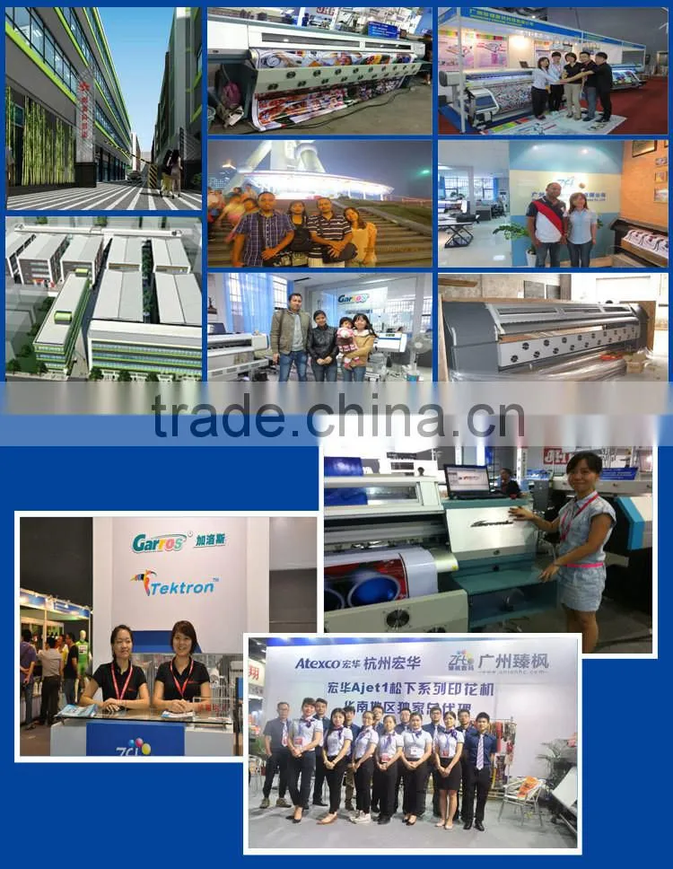 Fast Speed!3.2m Garros Solvent Large Format Printer with Konica head