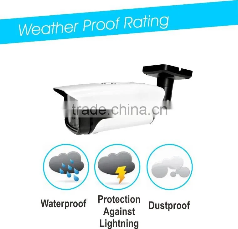 H.264 or H.265 video coding 2.0MP Sony CMOS HD IP Super low-illumination Vari focal outside adjust IR Bullet CCTV Camera