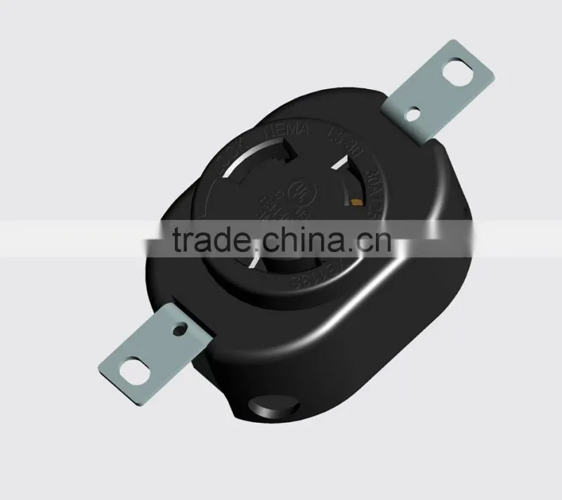 Cheapest 1USD NEMA locking plug UL approvasl L5-30R Receptacle