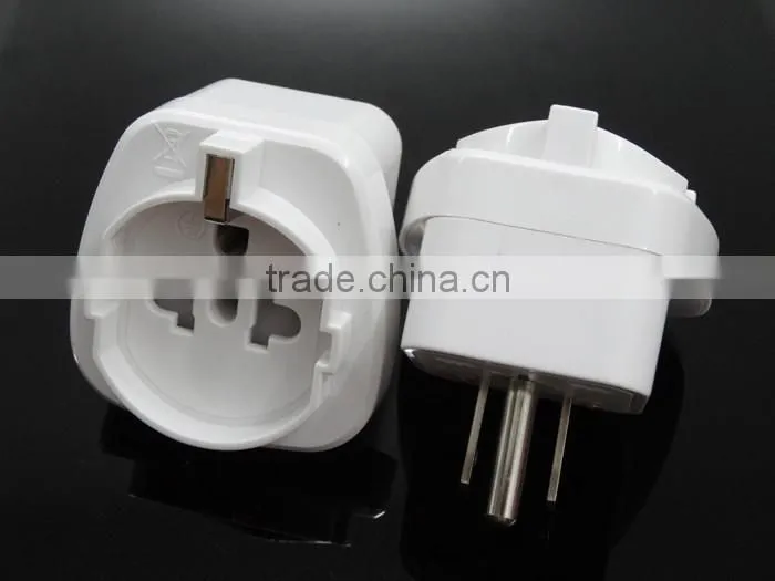 CE Certified European Schuko Germany to USA Plug Adapters