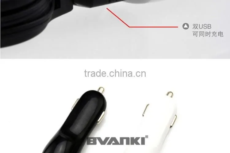 new products Power Drive 12W 2.4A Duckbill Dual Port USB Car Charger Fast Charger With PowerIQ Technology For iPhone For Samsung