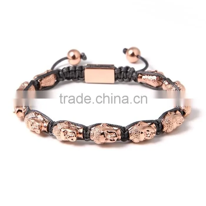 2016 Latest Model Beads Bracelet 8mm Balls Stainless Steel Fashion 18K Gold Plated Diamond Bracelet