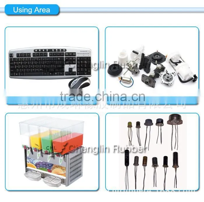 Silicone rubber stopper,round silicone rubber stopper,black silicone rubber stopper