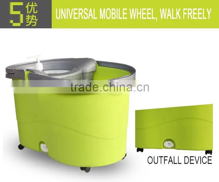 360 cleaning floor mop with removeable basket