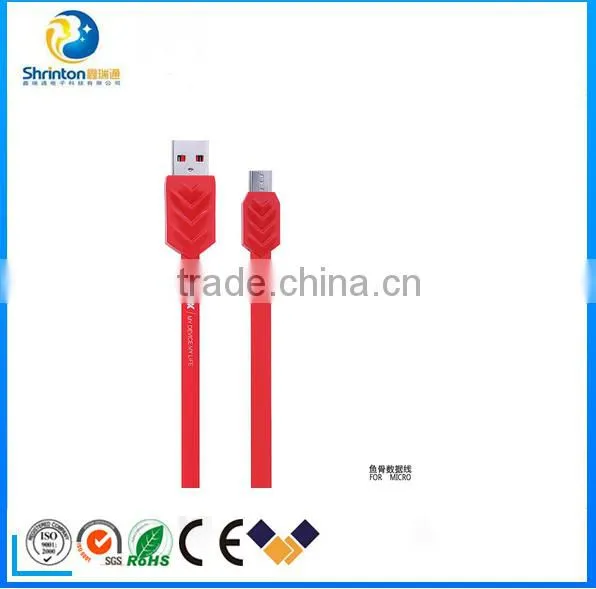 Mobile phone Use Micro USB type Remax Brand USB charger cable for Samsung galaxy s4 s5 s6