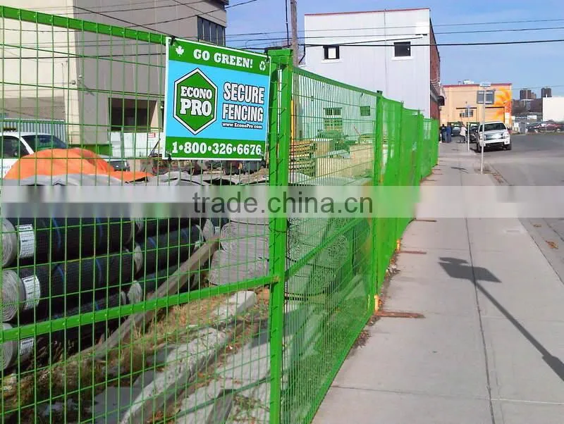 galvanized hot sales 6ftx10ft canada temporary pool fence panel