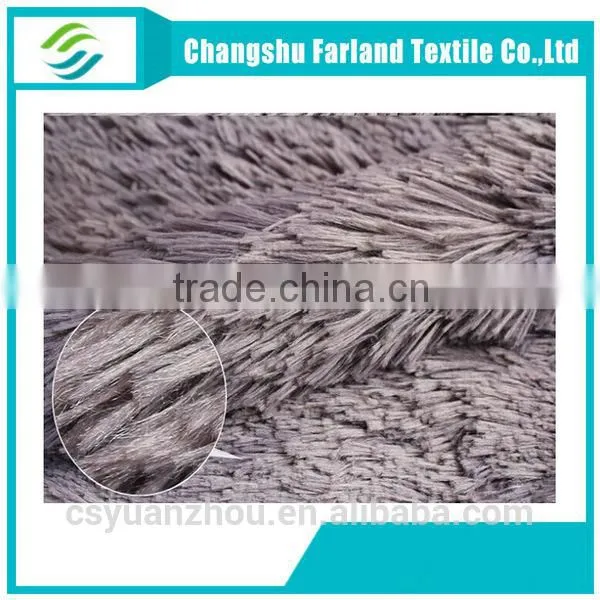 wholesale faux fur plain fabric fulffy