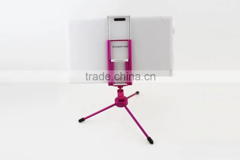Lightweight portable tripod with pad holder / camera tripod mini tripod for smartphone