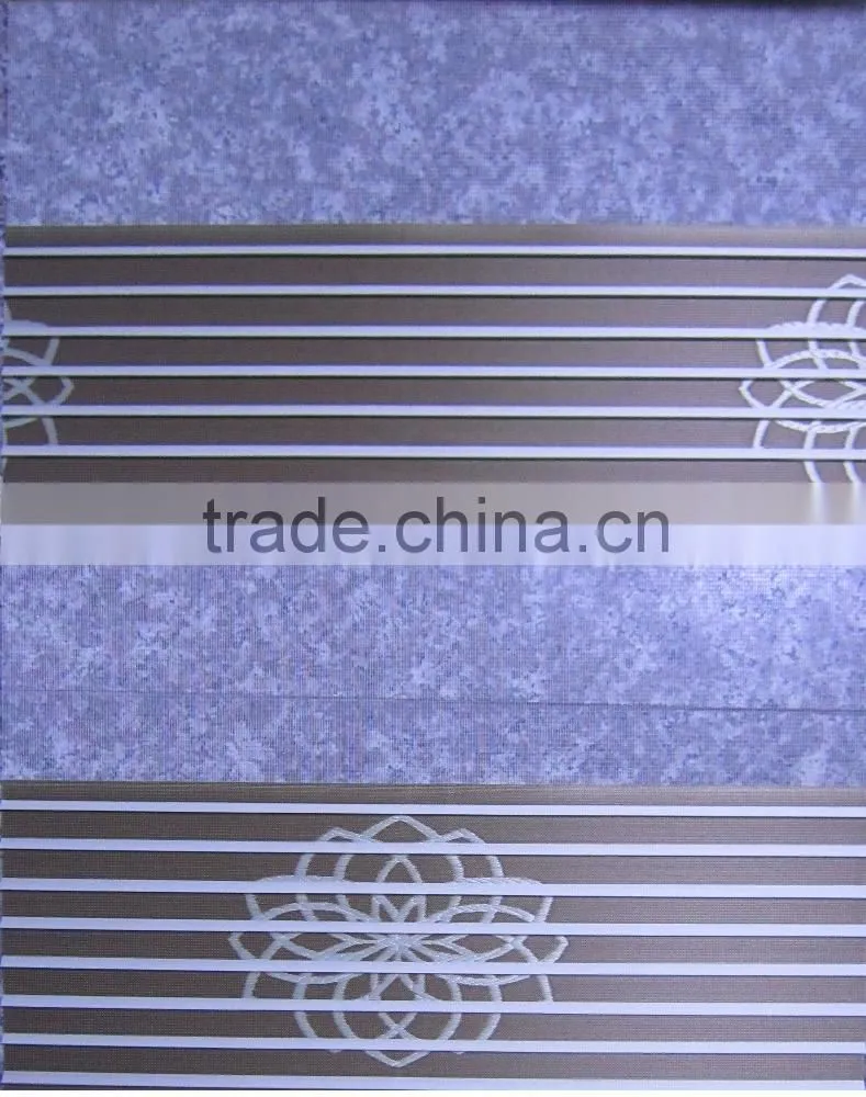 Wholesale 100% polyester Home Decoration Zebra Blinds Fabric