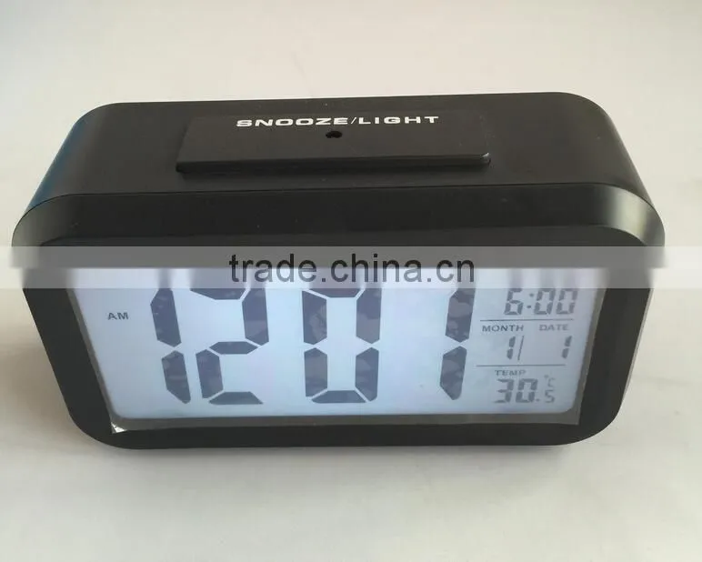 Multicolor Smart Alarm Clock Night Light ABS Color Randomly Clock With Temperature