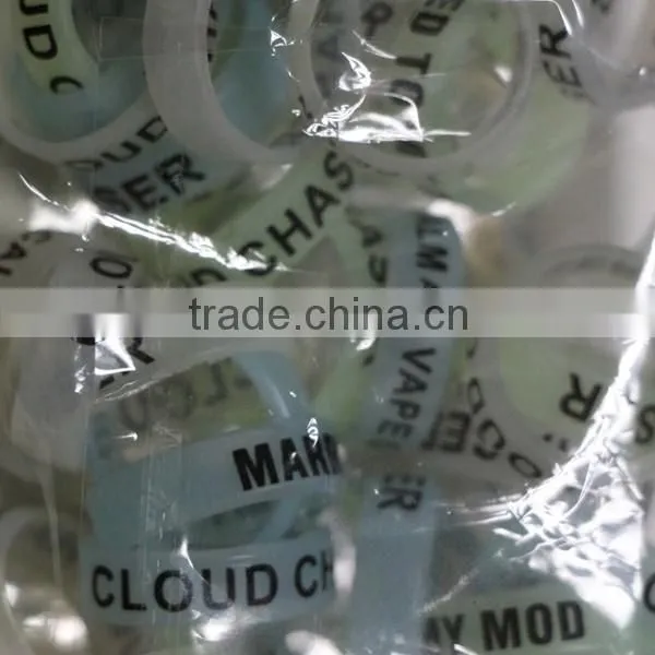 Size logo OEM non-stick elastic custom silicone thumb ring