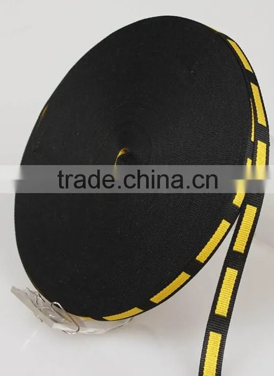 1.0cm plain pattern polyester and jacquard webbing.
