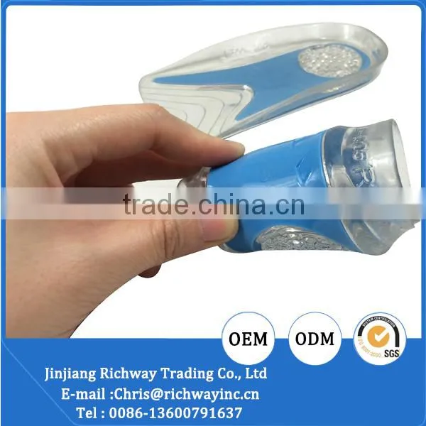 orthotic TPE insole gel heel cup insole for shoes
