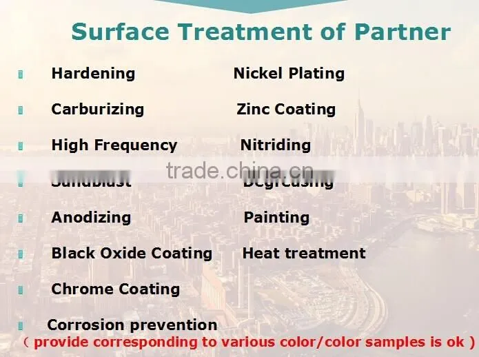 Hot gold anodized Aluminum wire cutting part