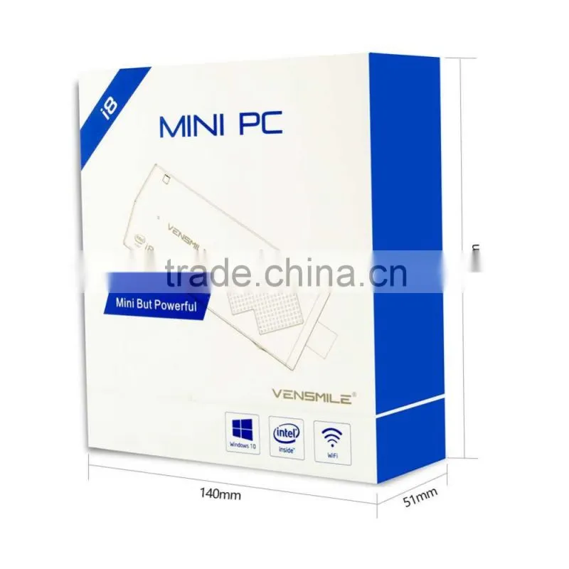 Vensmile i8 Cherry Trail Z8300 2+32gb mini pc dual wifi Vensmile win10 Intel mini pc tv stick