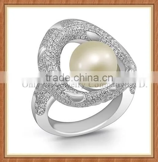 Freshwater Pearl Jewelry 925 Sterling Sliver Rings