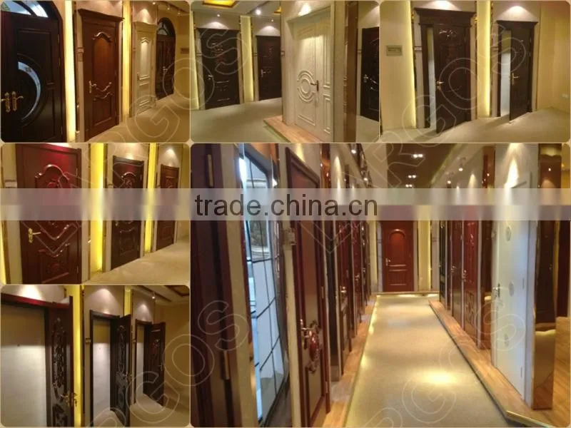 Interior PVC wooden door/swing door/best price