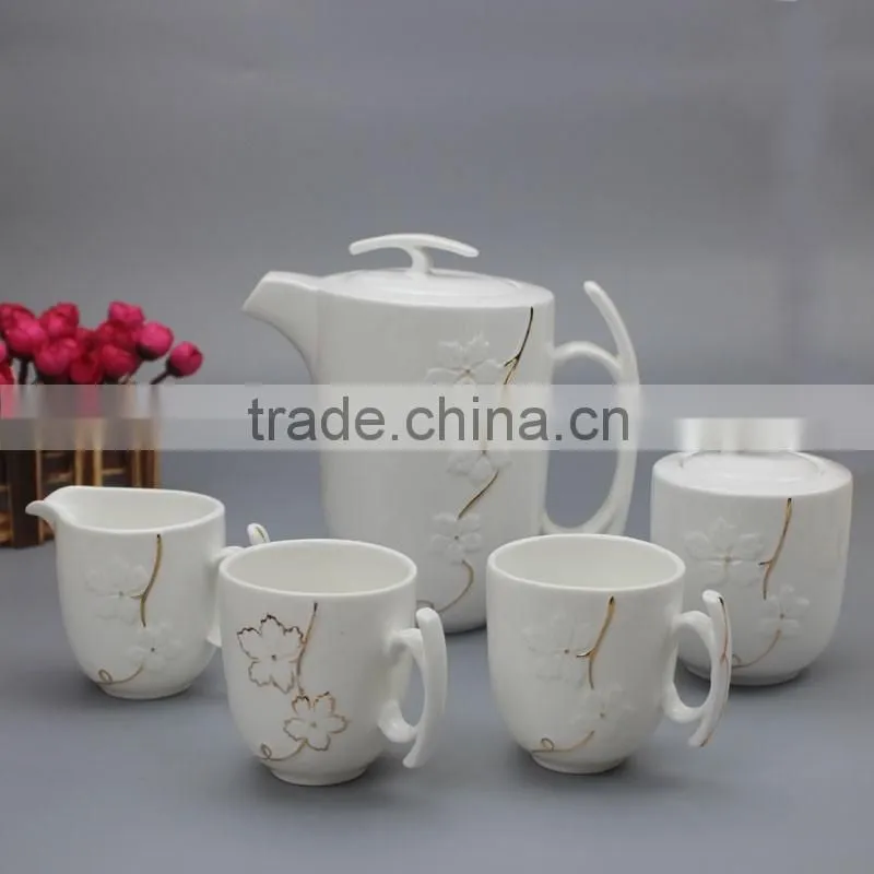 Bone China Ceramic Type and Coffee & Tea Sets Drinkware Type tea set